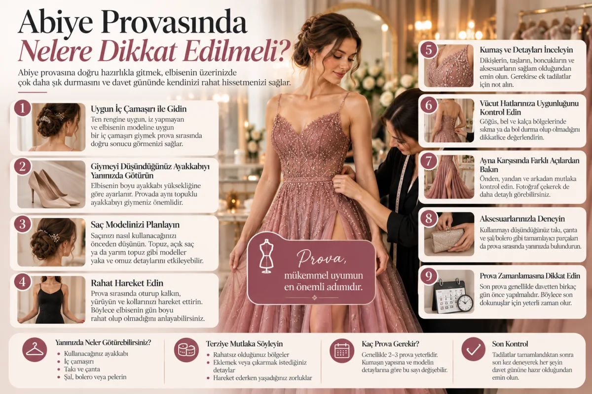 Abiye Provasında Nelere Dikkat Edilmeli?